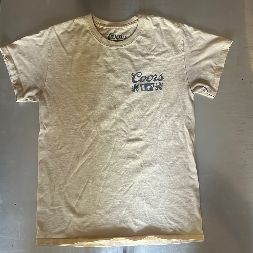 Coors cream colored pacsun shirt